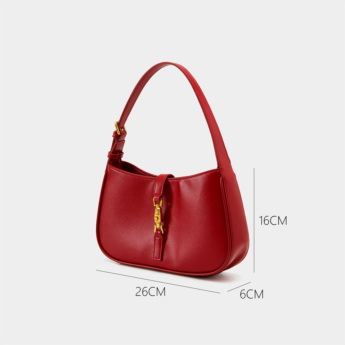 Classic Red Shoulder Bag