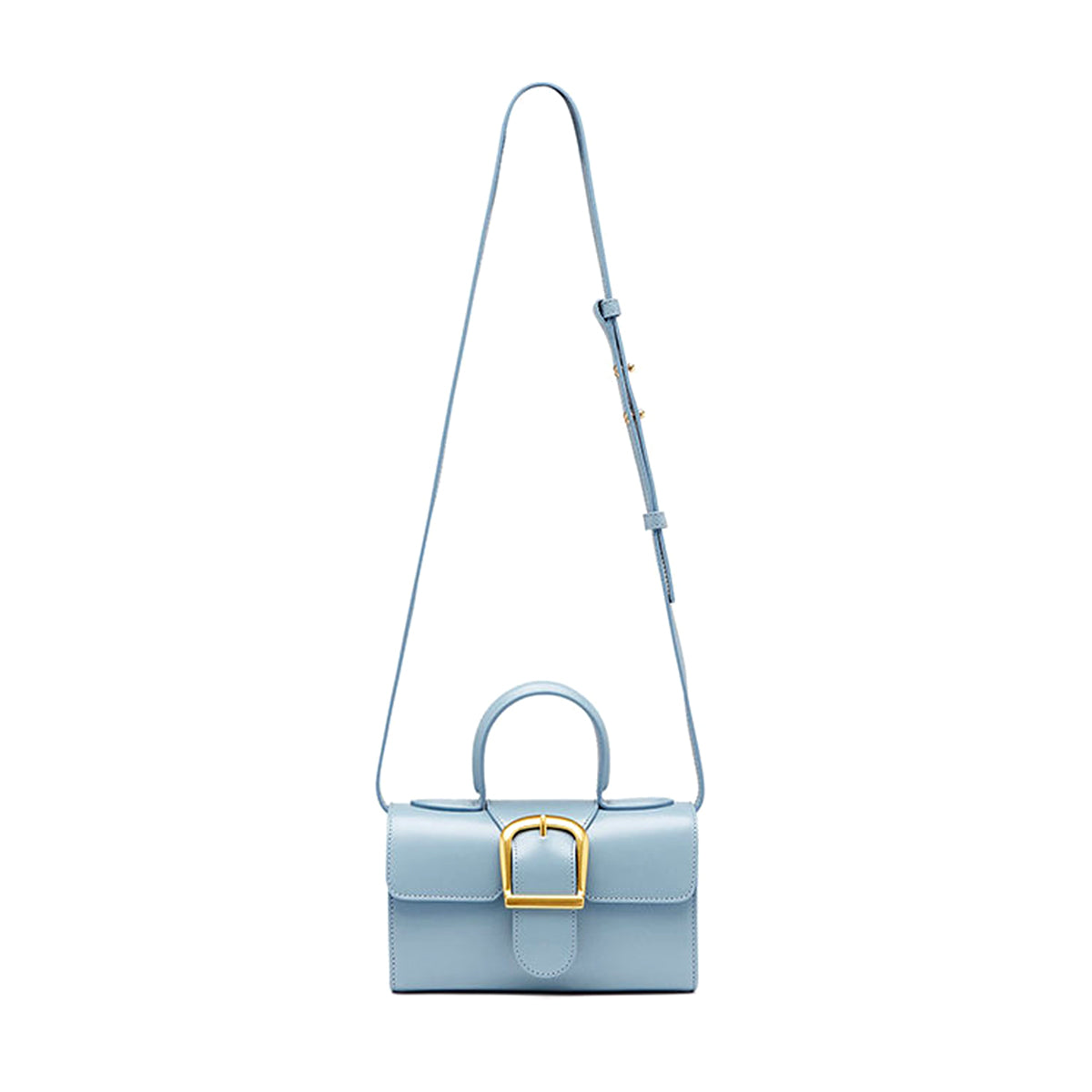 Fashionable Blue Handbag