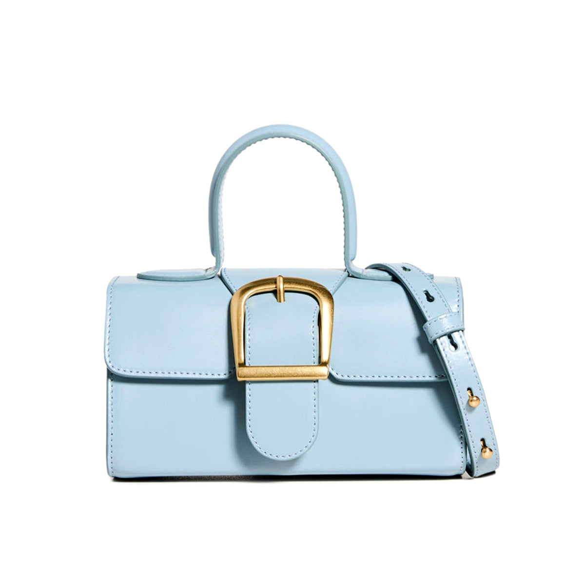 Fashionable Blue Handbag