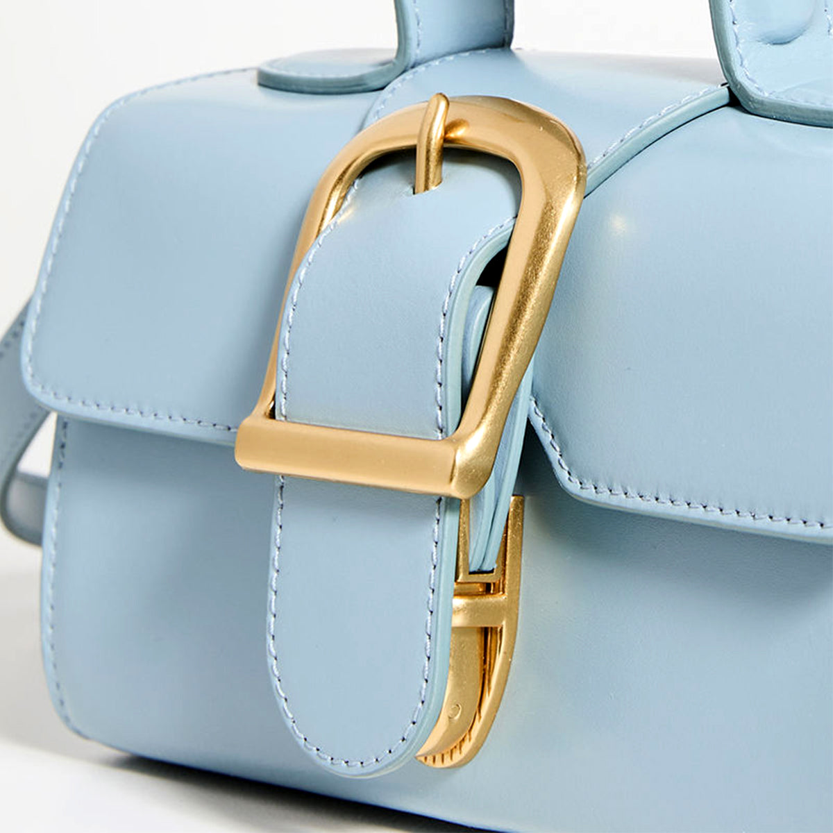 Fashionable Blue Handbag