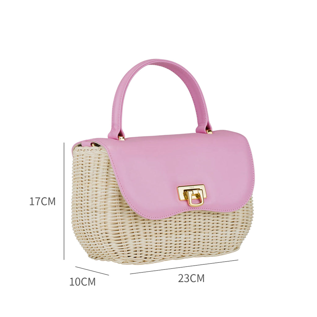 Luxury Women's Straw Beach Bag