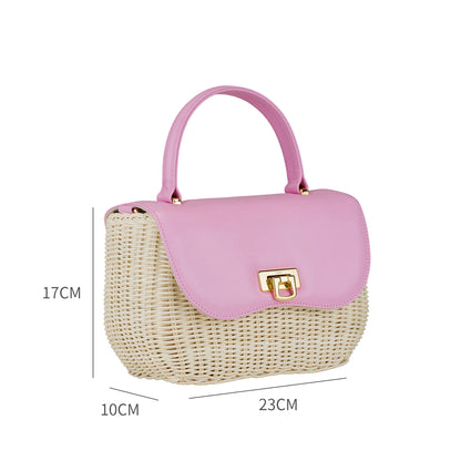 Luxury Women's Straw Beach Bag