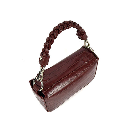 Crocodile Embossed Handbag