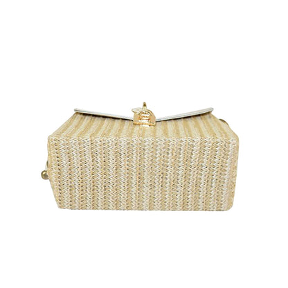 Mini Straw Woven Beach Bag