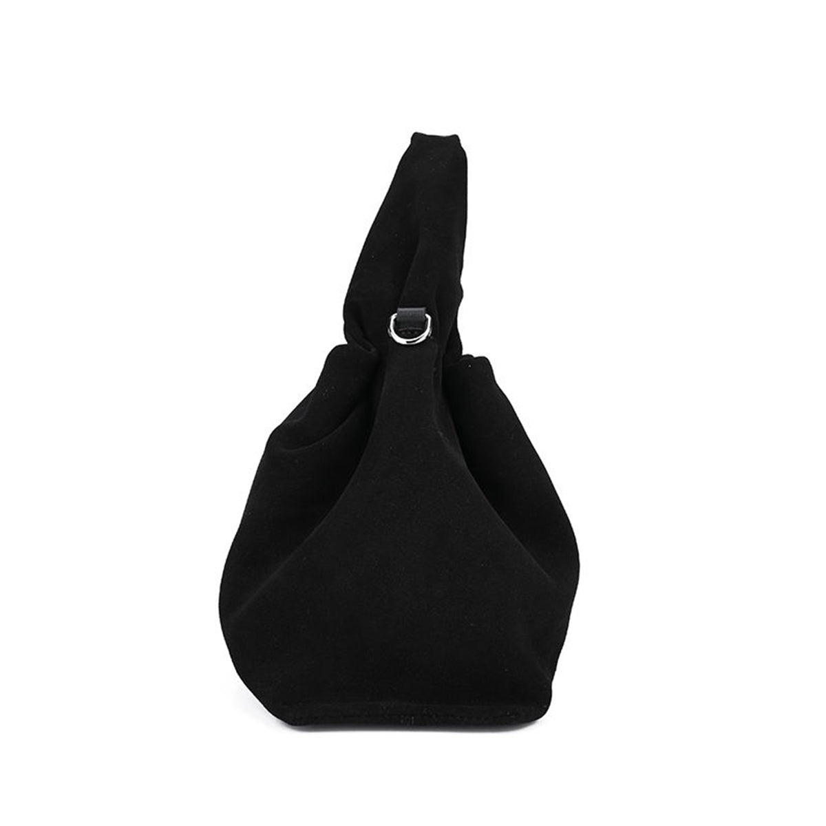 Suede Cowhide Leather Handbag