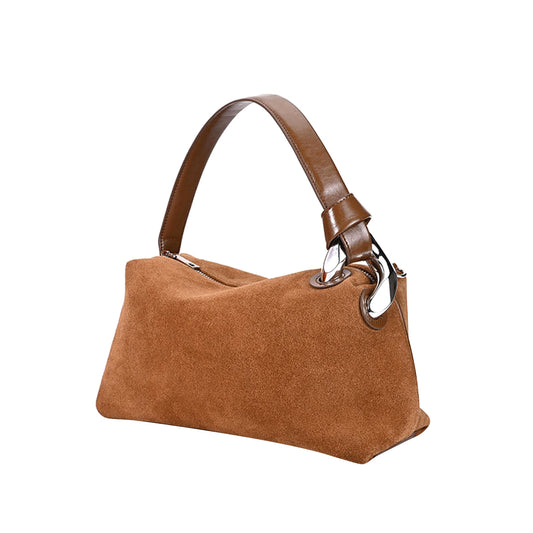 Fashion Suede Leather Handbag