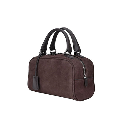 Suede Leather Handbag