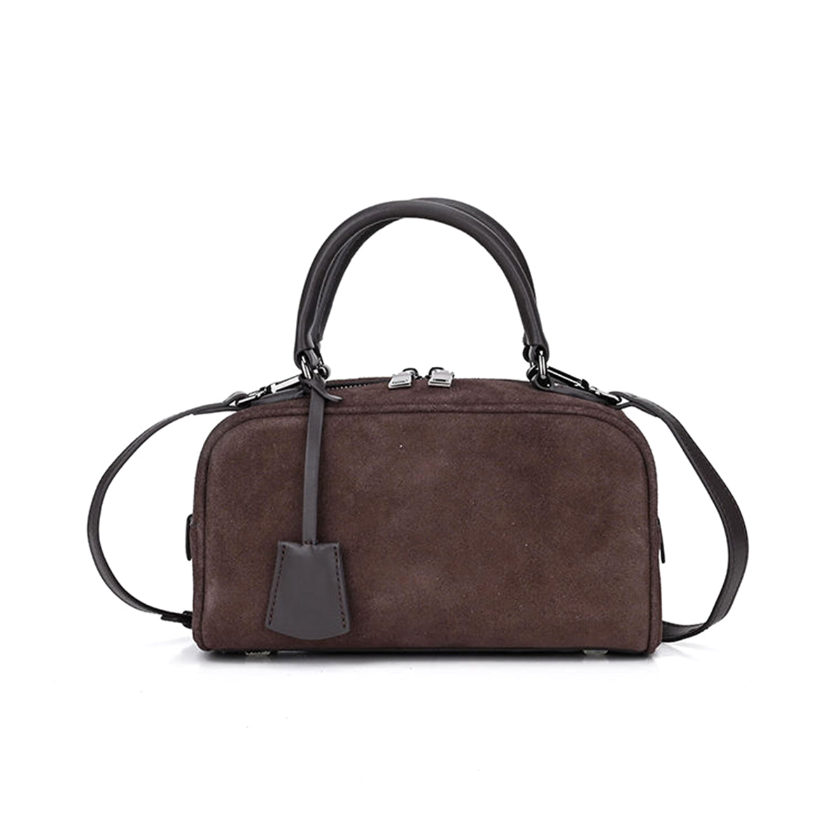 Suede Leather Handbag
