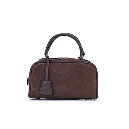 Suede Leather Handbag