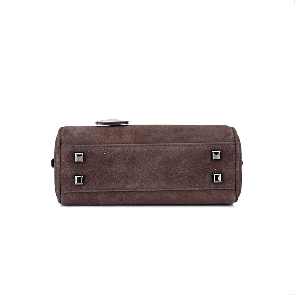 Suede Leather Handbag