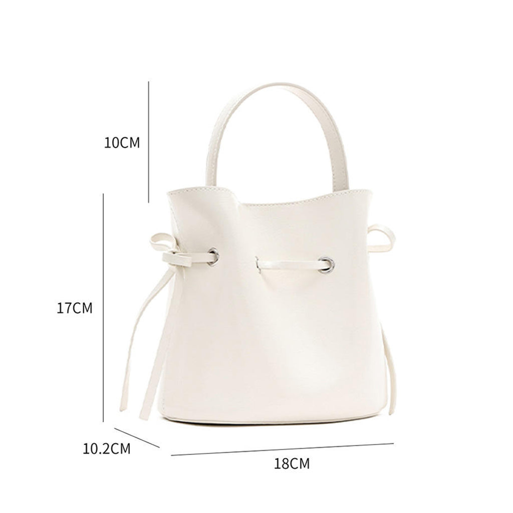 Elegant Drawstring Bucket Bag