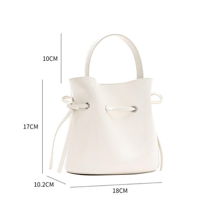 Elegant Drawstring Bucket Bag