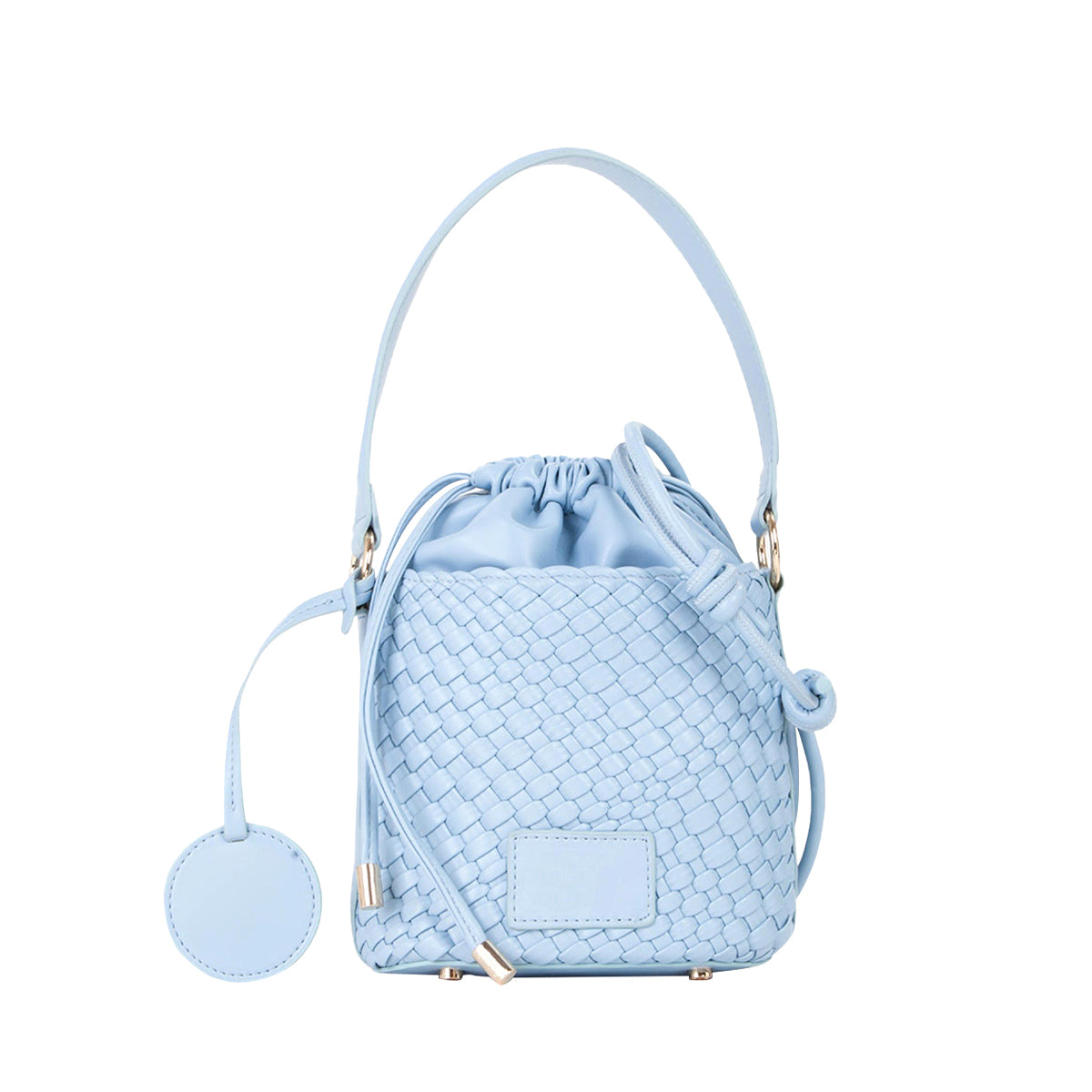 Woven Bucket Crossbody Bag