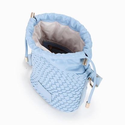 Woven Bucket Crossbody Bag