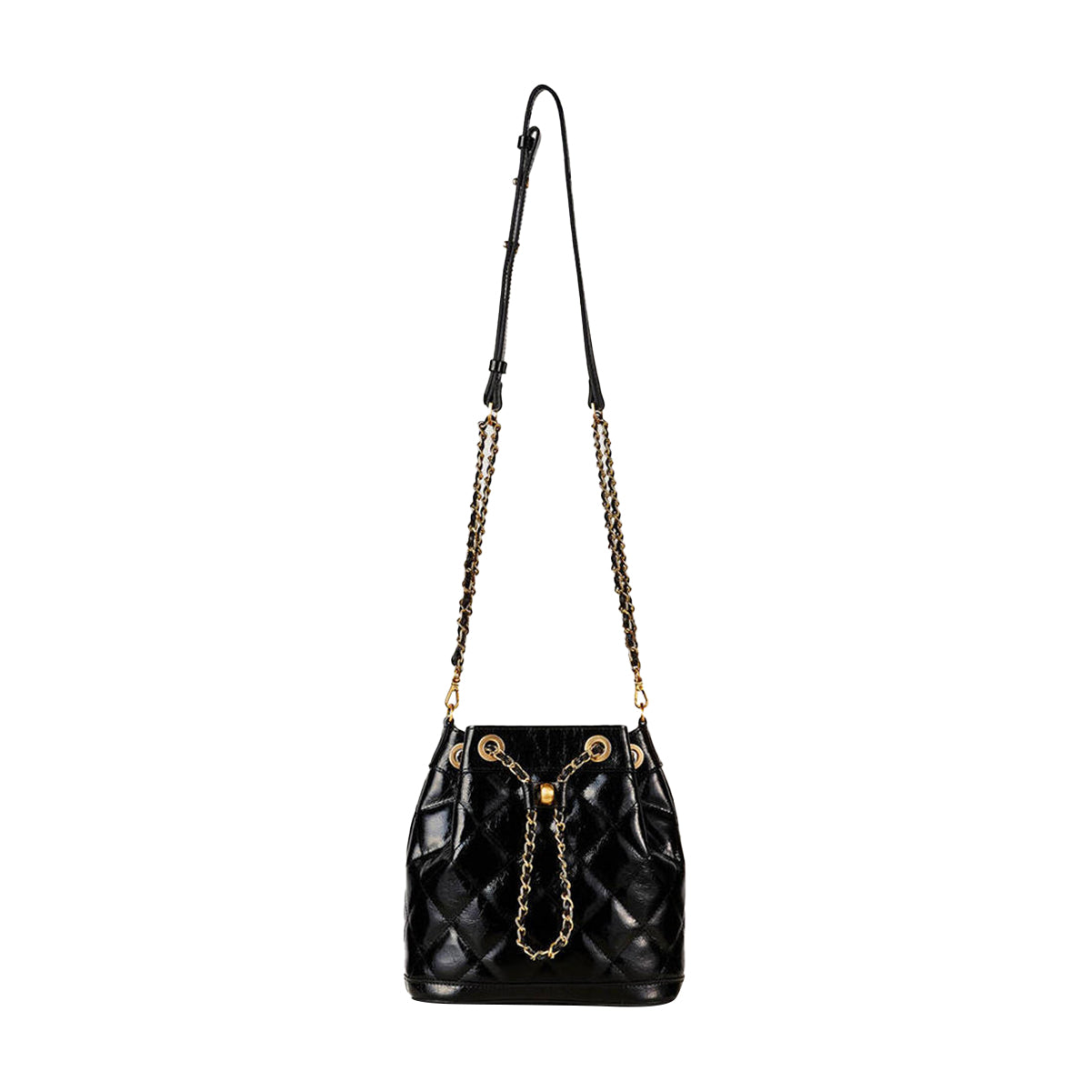 Trendy Chain Bucket Bag
