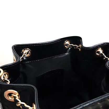 Trendy Chain Bucket Bag