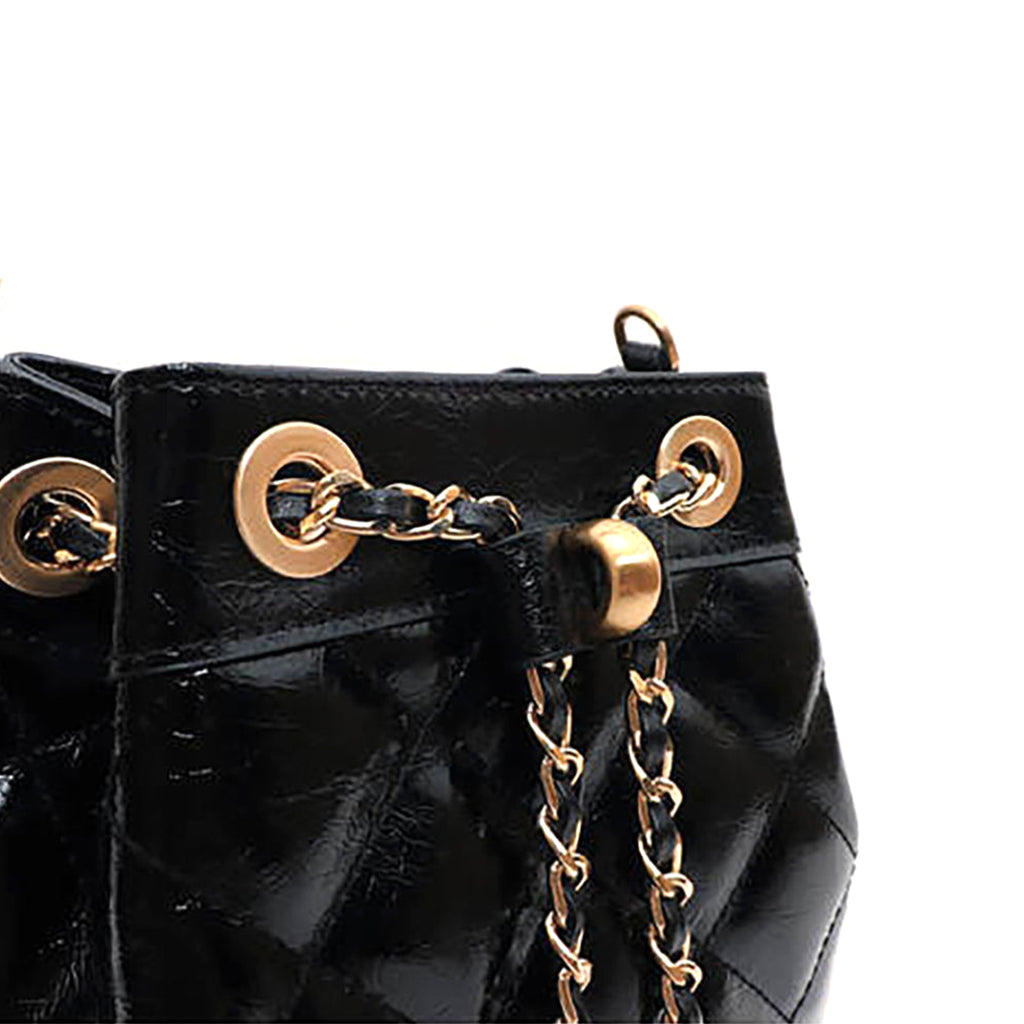 Trendy Chain Bucket Bag