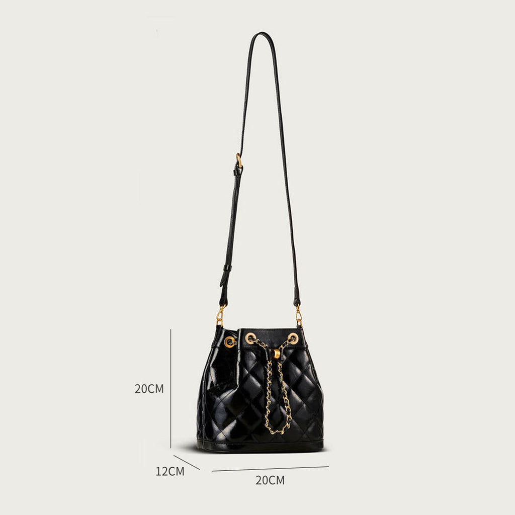 Trendy Chain Bucket Bag