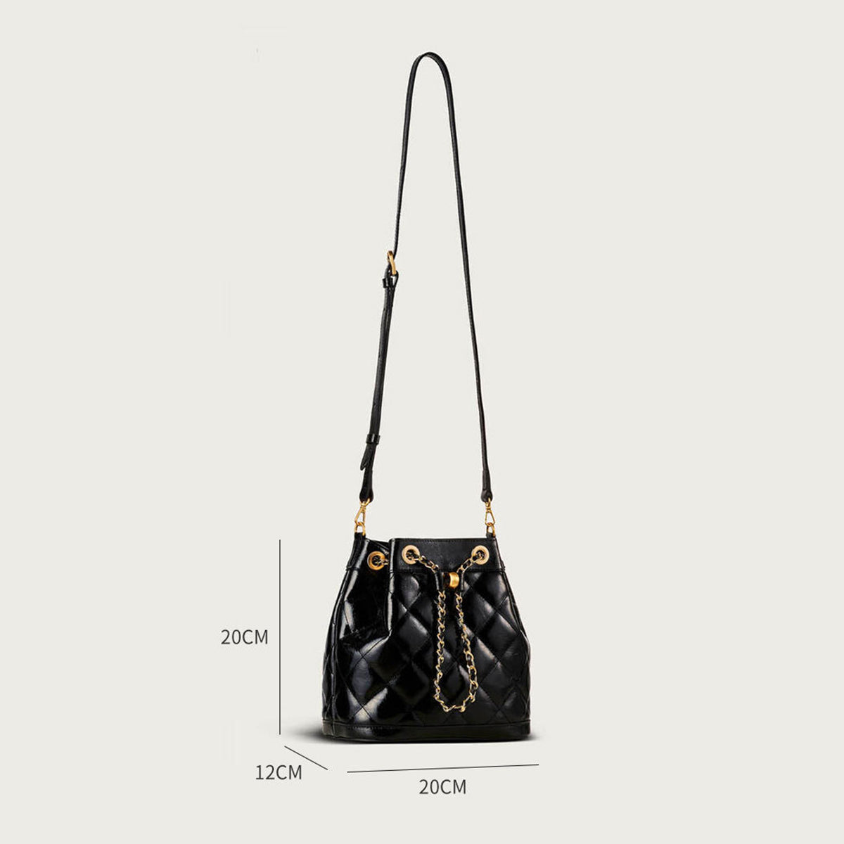 Trendy Chain Bucket Bag