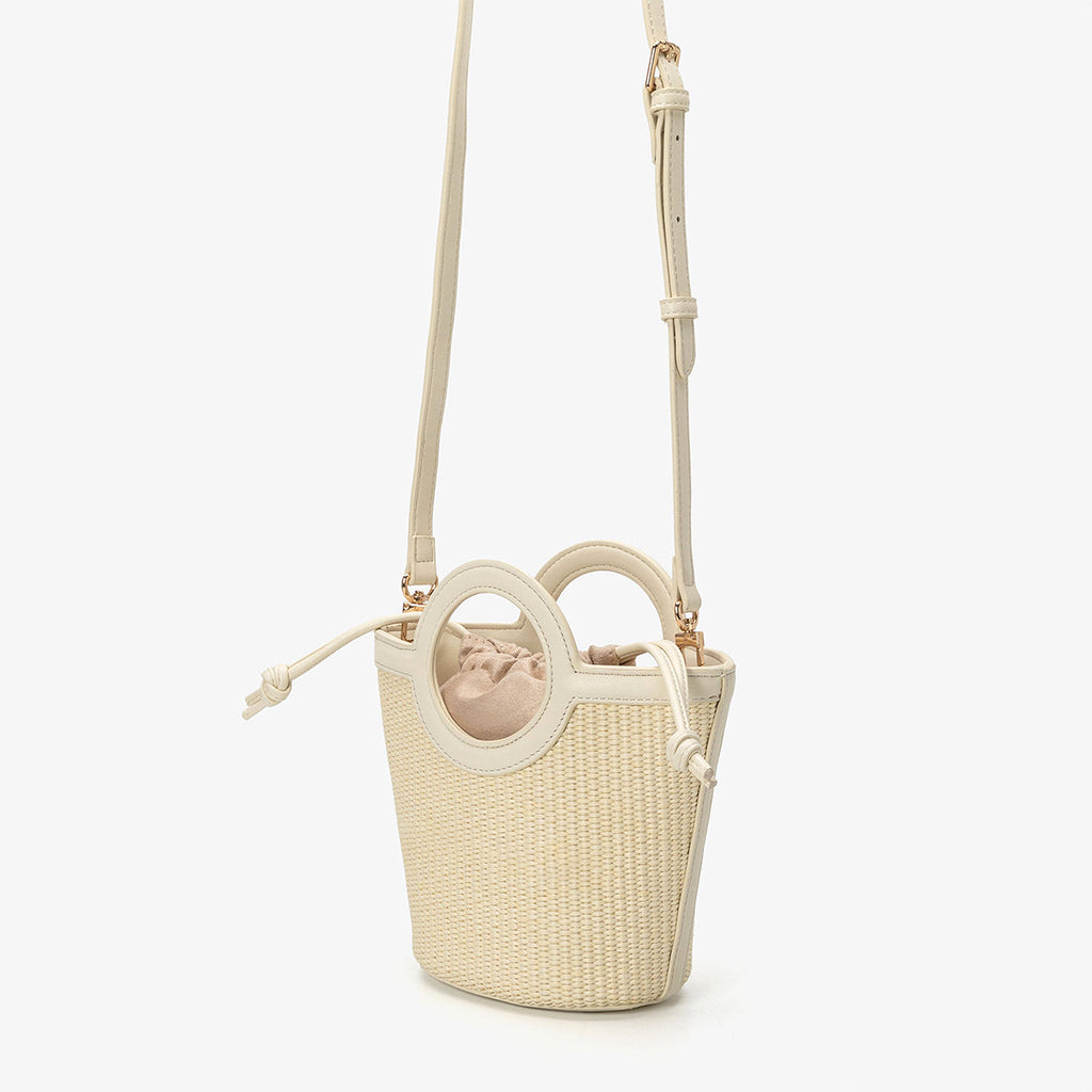 Straw Bucket Bag