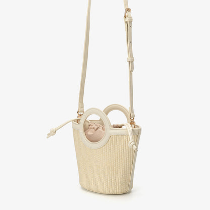 Straw Bucket Bag