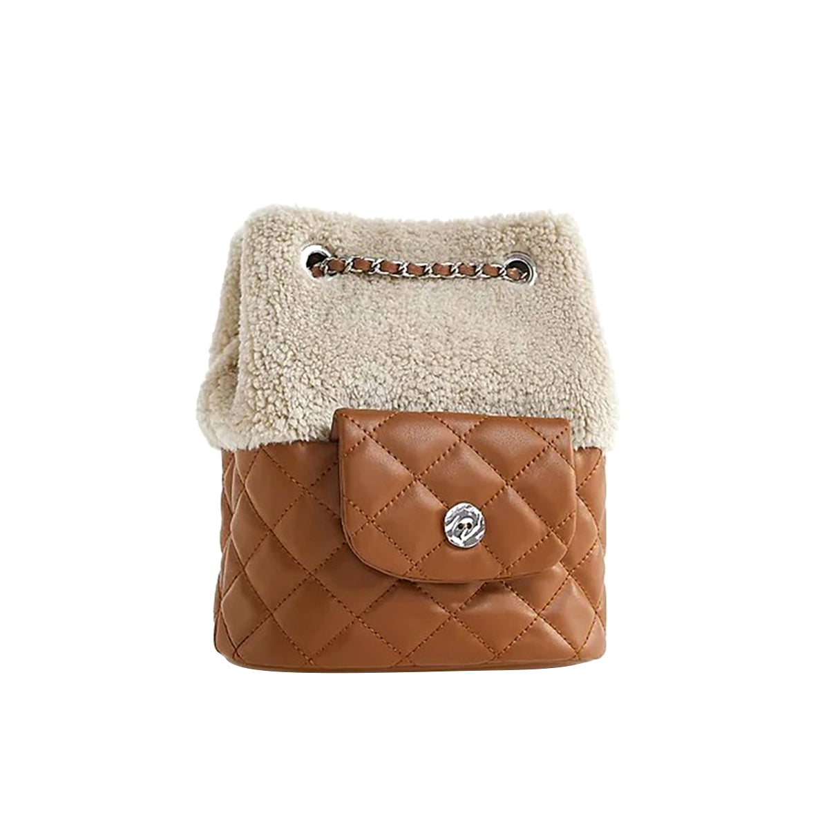 Fashion Plush Bucket Bag
