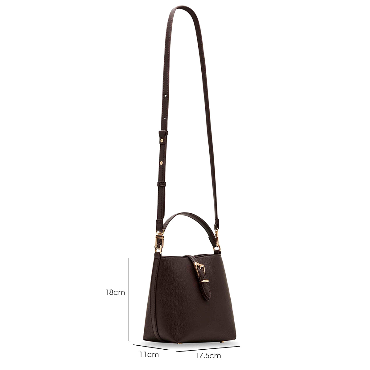 Vegan Leather Bucket Bag