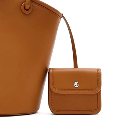 Women’s Single-Shoulder Bucket Bag
