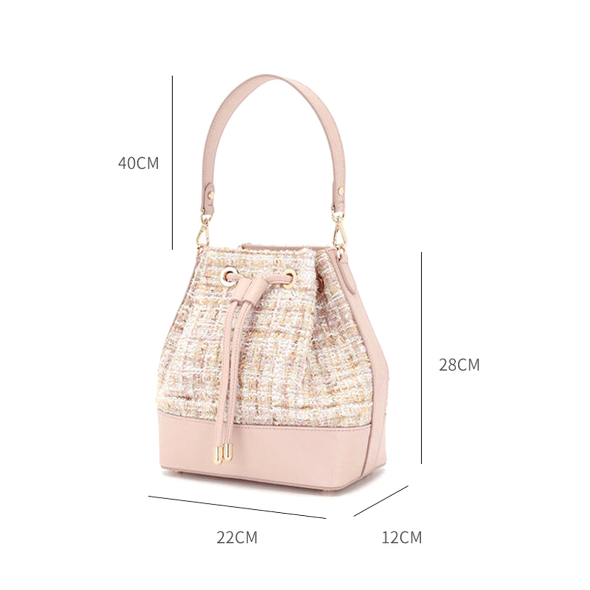 Mini Chanel-Style Bucket Bag