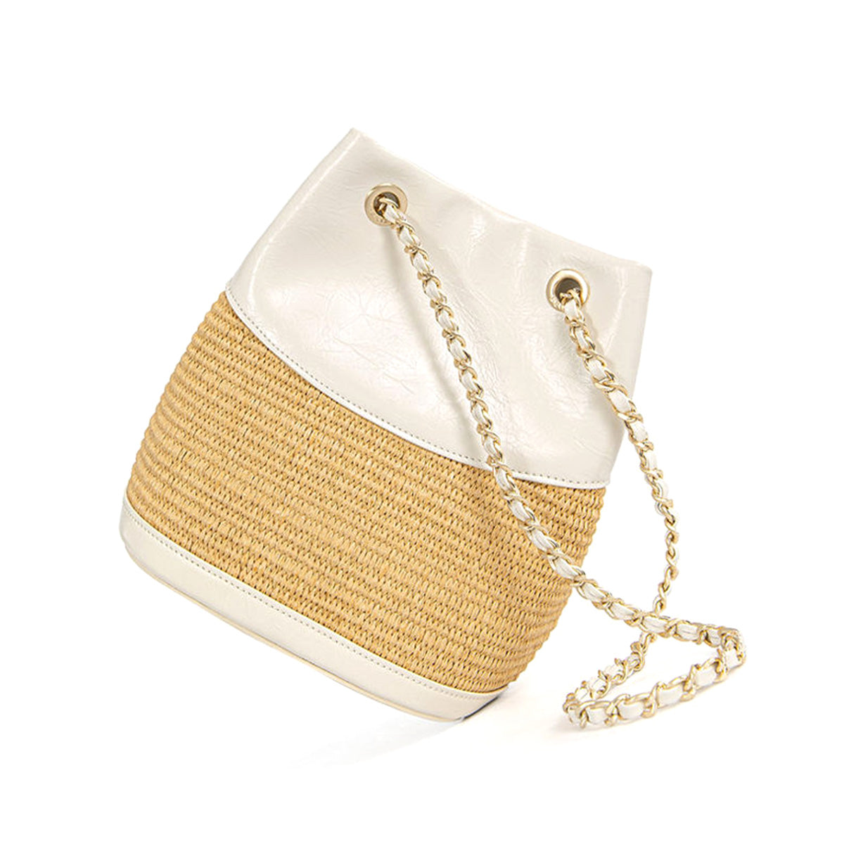 Woven Bucket Bag