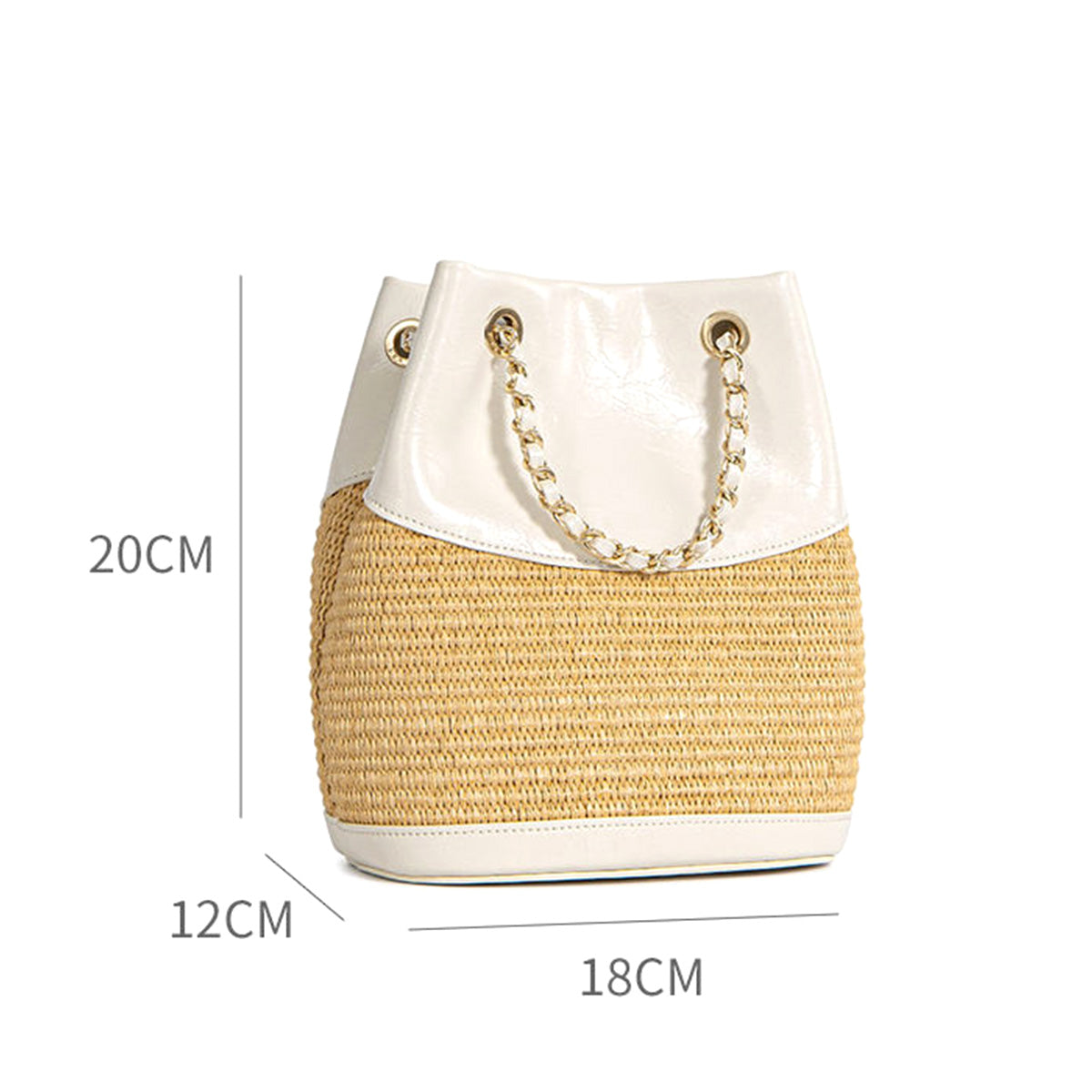 Woven Bucket Bag