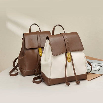 Colorblock Drawstring Backpack