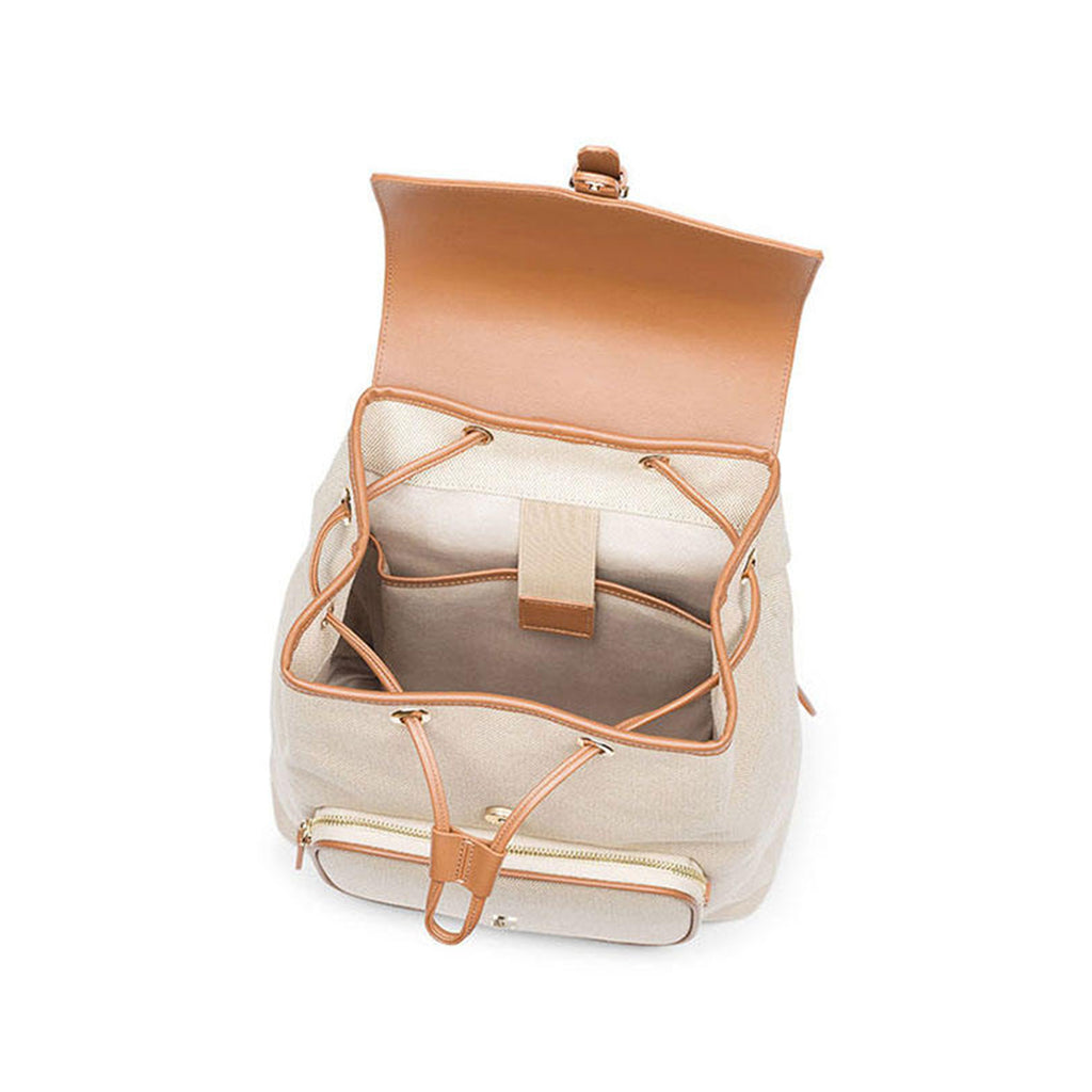 Luxury Flap Drawstring Backpack