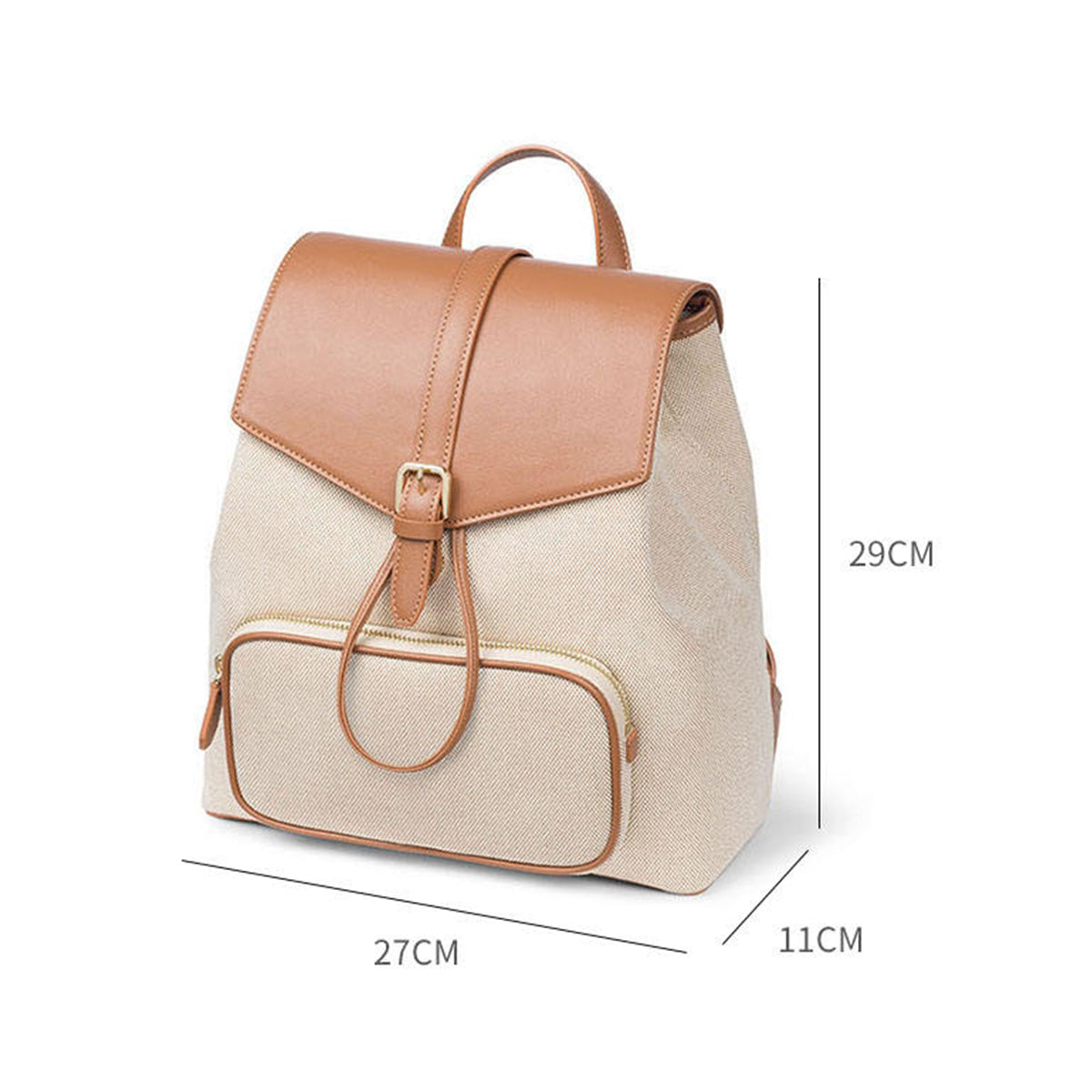 Luxury Flap Drawstring Backpack
