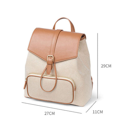 Luxury Flap Drawstring Backpack