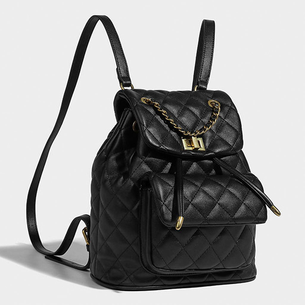 Fashion Quilted Drawstring Backpack