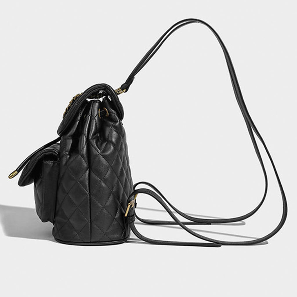 Fashion Quilted Drawstring Backpack