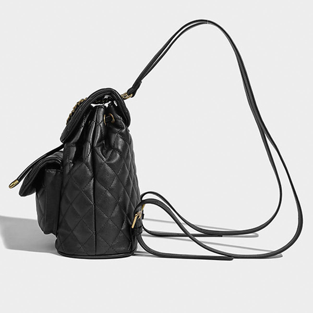 Fashion Quilted Drawstring Backpack