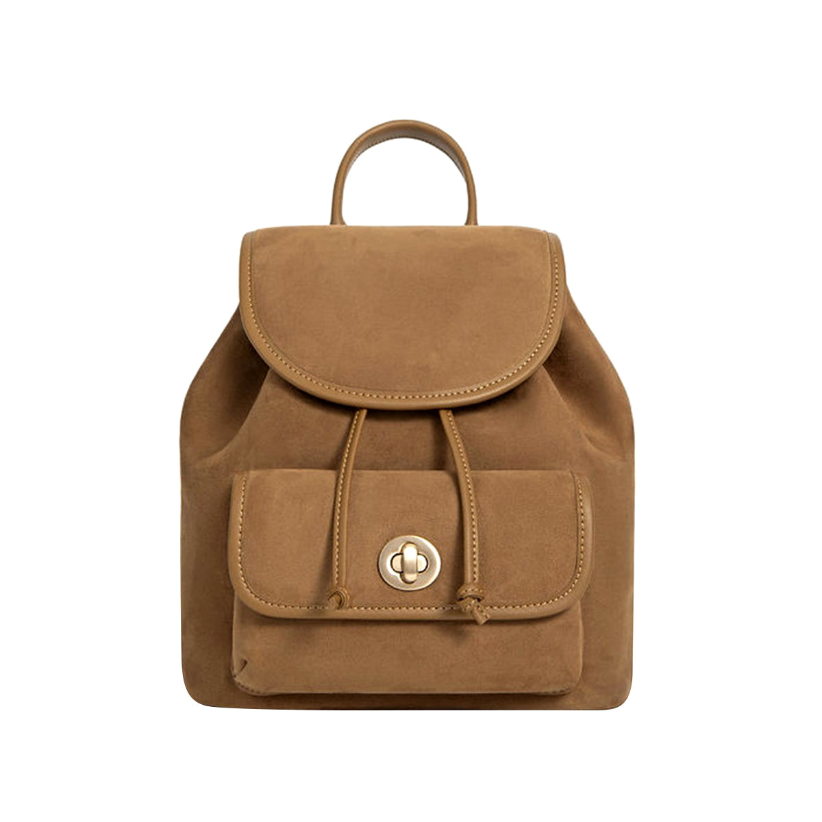 Suede Leather Backpack