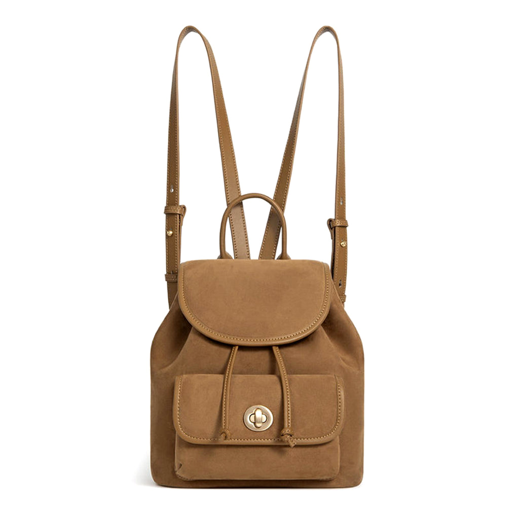 Suede Leather Backpack