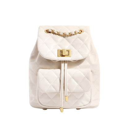 Small Chain Drawstring Backpack