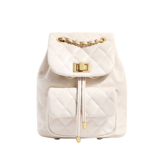 Small Chain Drawstring Backpack