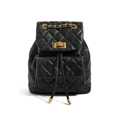 Small Chain Drawstring Backpack