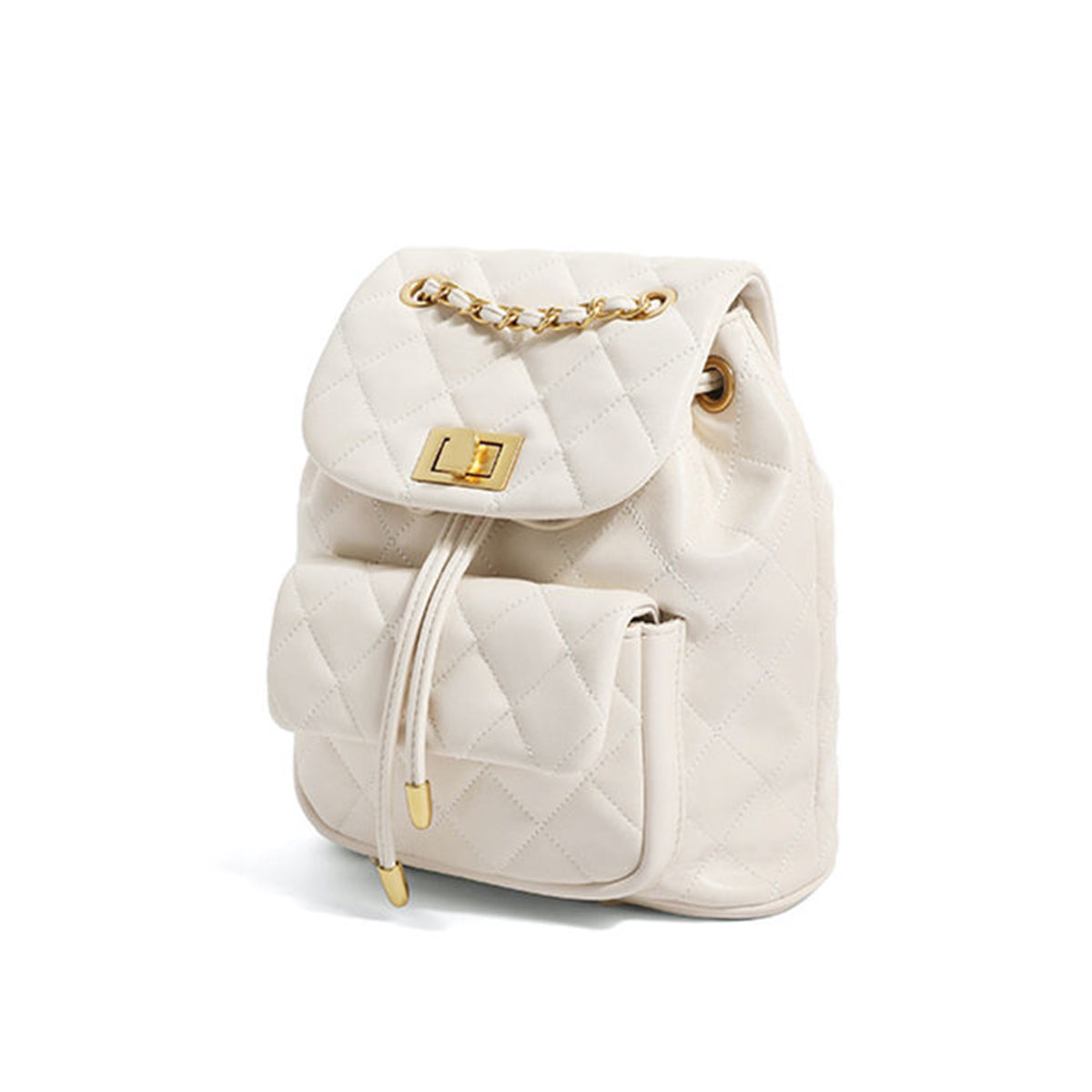 Small Chain Drawstring Backpack