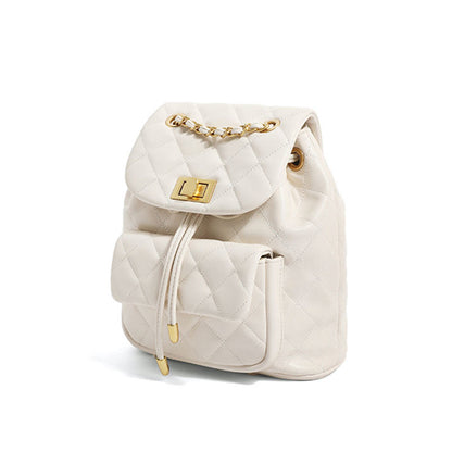 Small Chain Drawstring Backpack