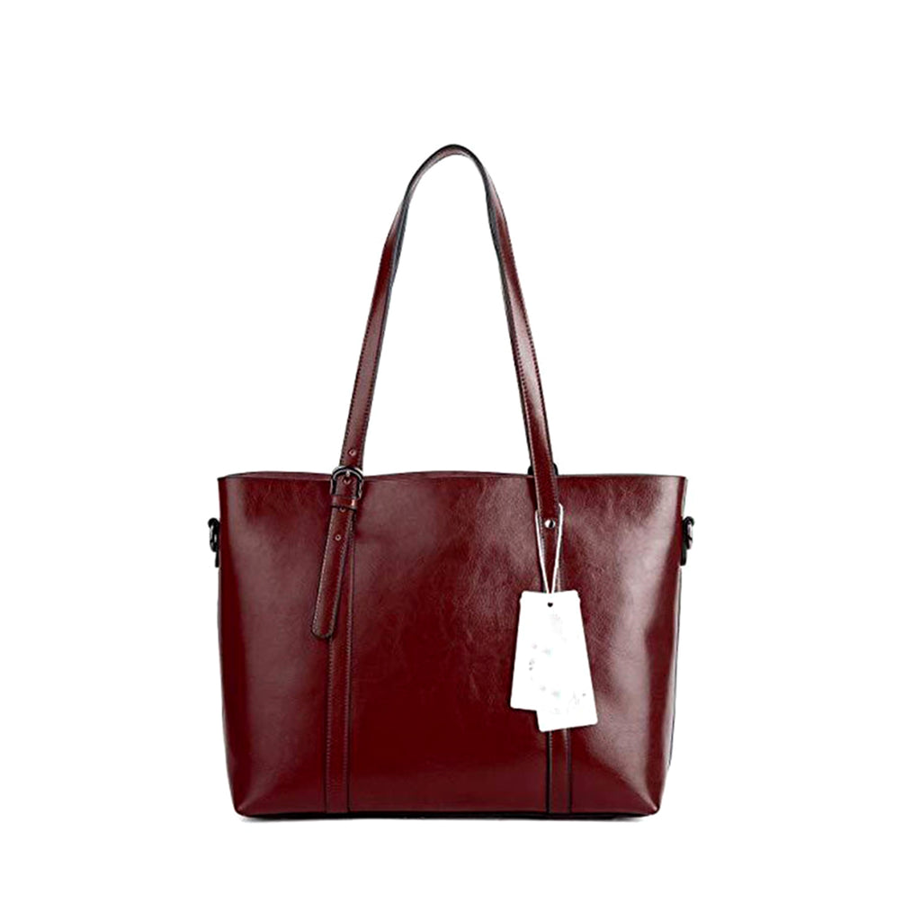 Genuine Leather Large Capacity Tote Bag