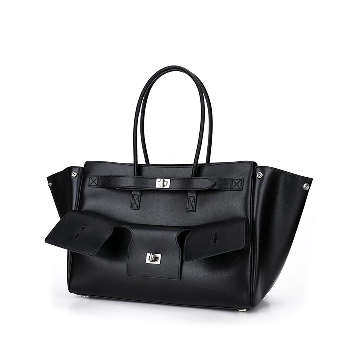 Multi-Pocket Tote Bag