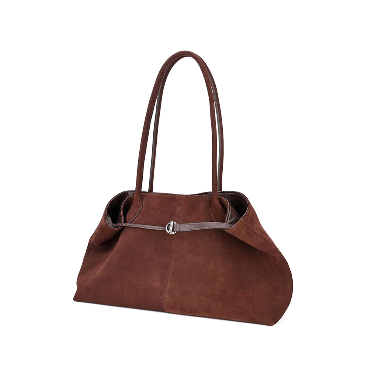 Suede Leather Tote Bag