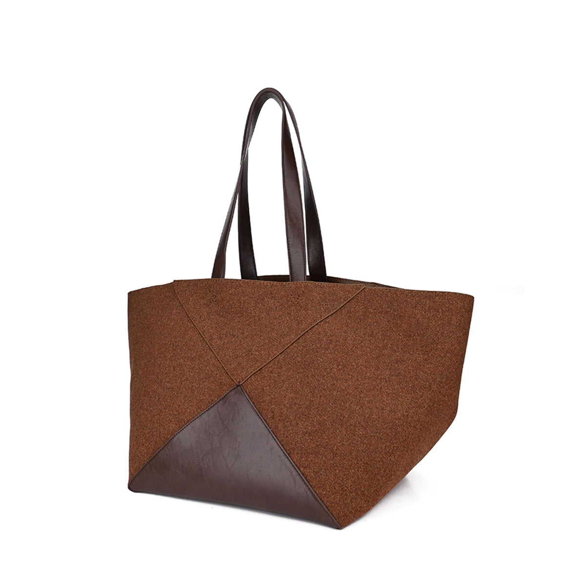 Luxury Vintage Leather Tote Bag