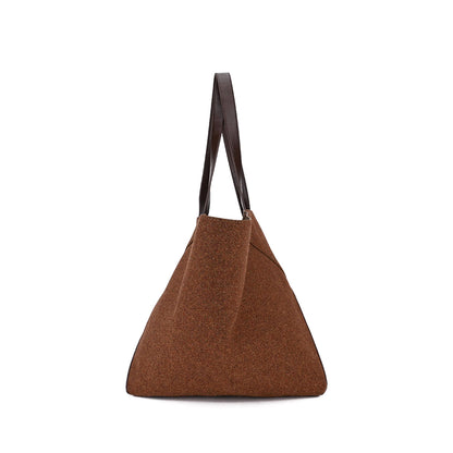 Luxury Vintage Leather Tote Bag